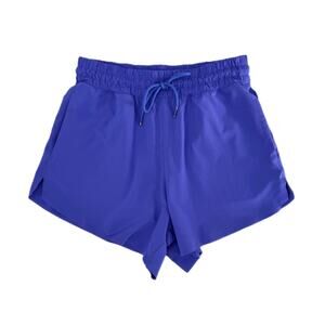 Athleta Crossroads Purple Athletic Unlined Drawstring Pocket Workout Shorts